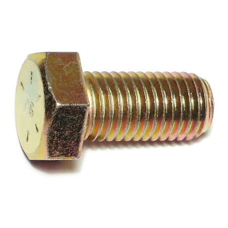 Midwest Fastener Grade 8, 3/4"-10 Hex Head Cap Screw, Zinc Yellow Steel, 1-1/2 in L, 10 PK 00763